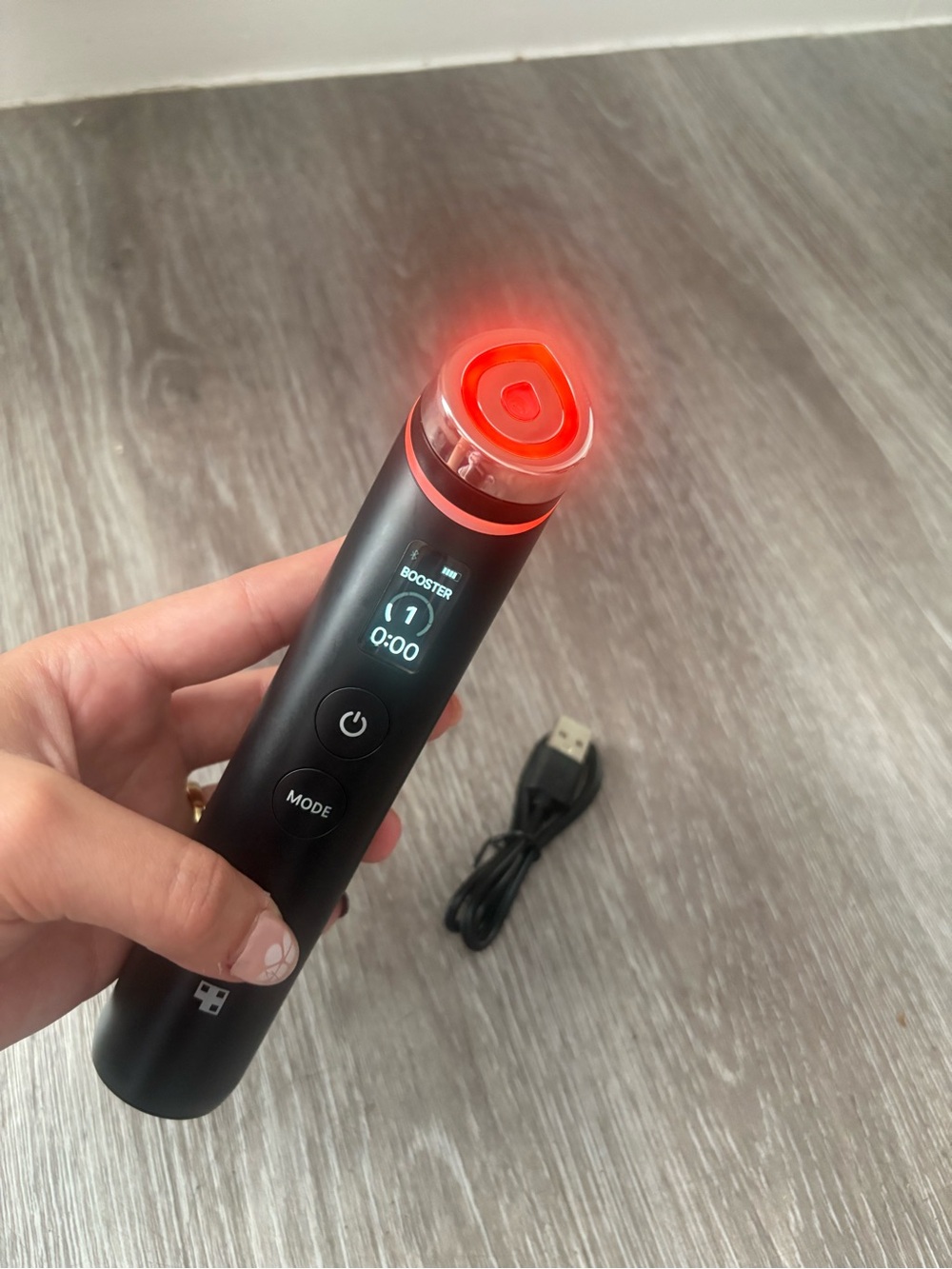 Red LED Facial Device - Portable Skin Therapy Tool